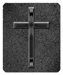 DF35-510-BK-SH-BK Black Single Cross Shimmer Black
